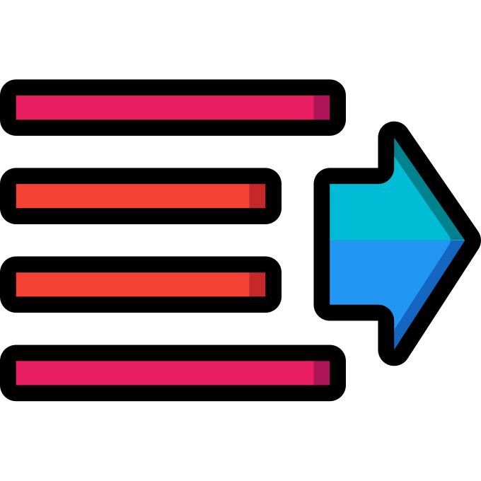 Align right