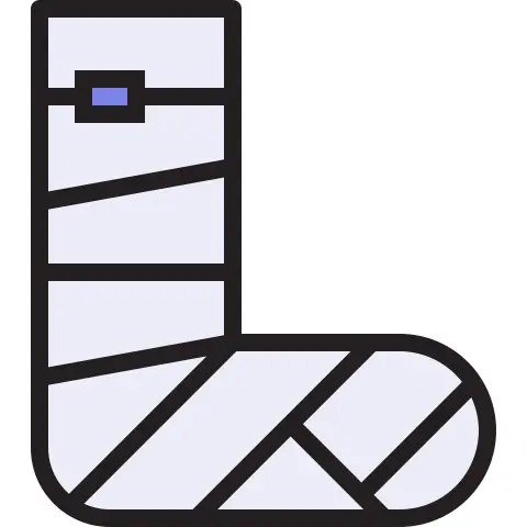 Broken leg