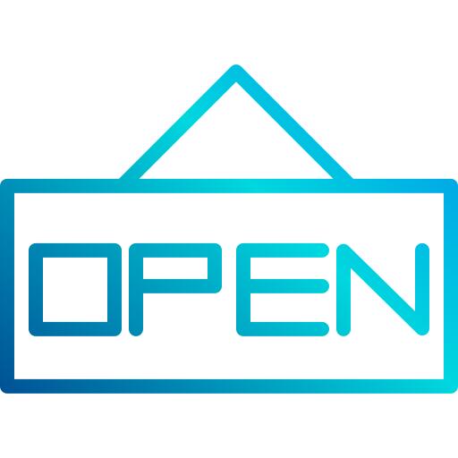 Open sign