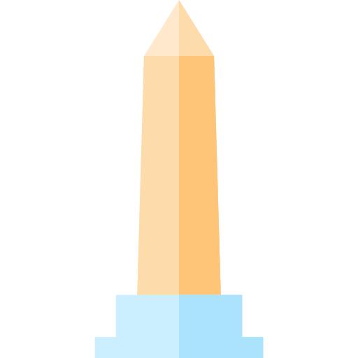 Walled obelisk