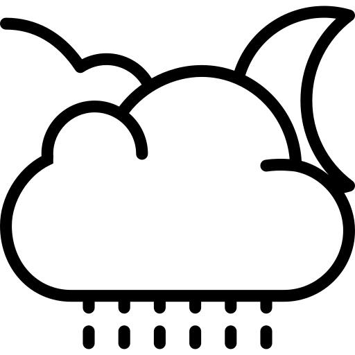 多雨的