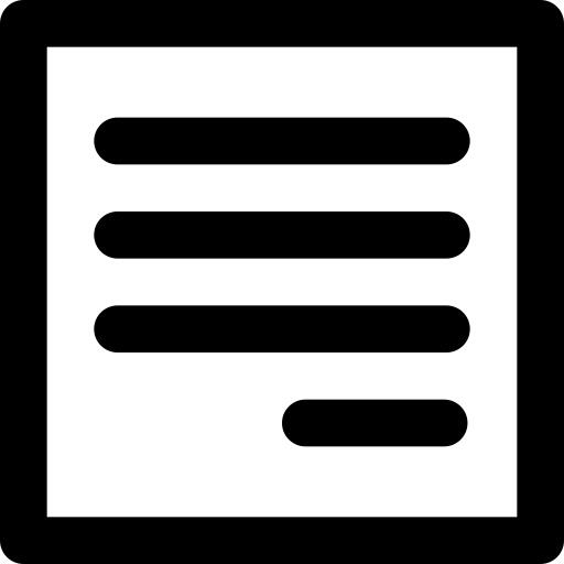 Right alignment