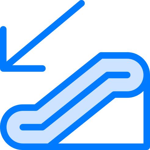 Escalator down