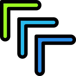 Diagonal arrow