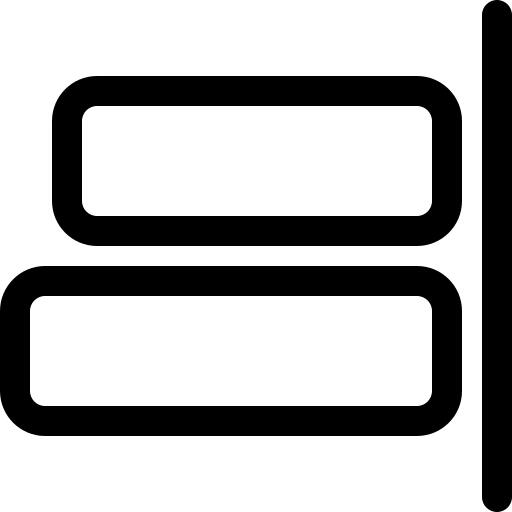 Align right