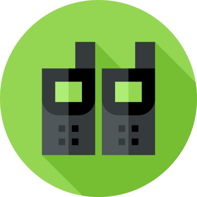 Walkie talkies