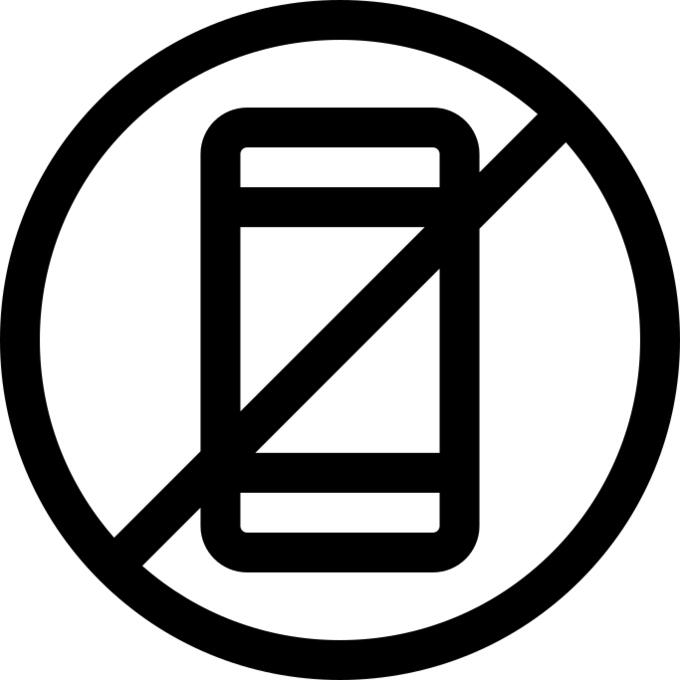 No phone