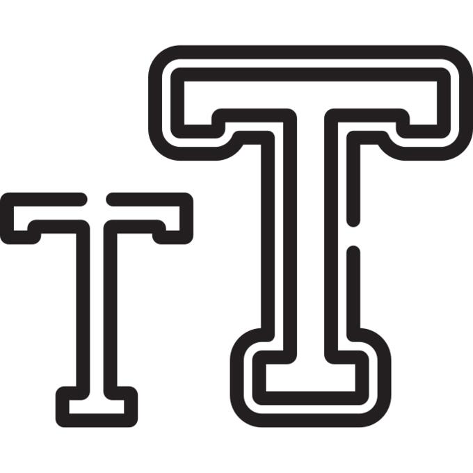 很小的字