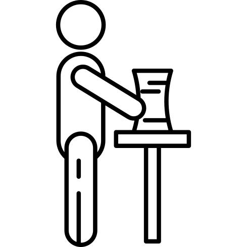 Man Doing Pottery