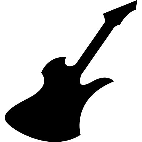 Rockstar电吉他剪影