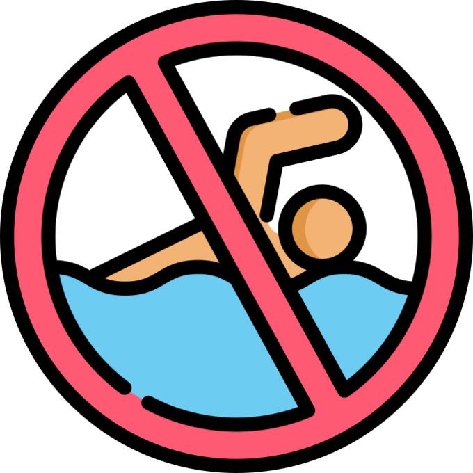 禁止游泳