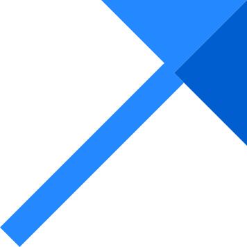 Diagonal arrow