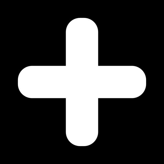 Plus sign in a square