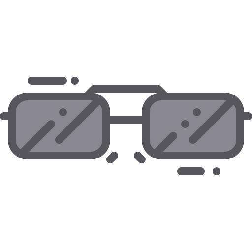 矩形眼镜