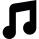 Musical beam note