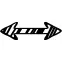 Sketched double horizontal arrow