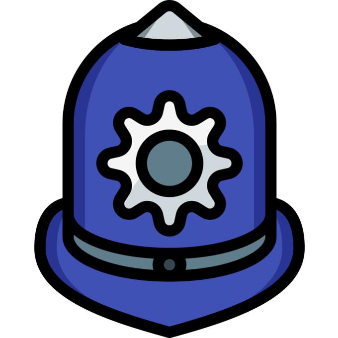 警察帽子