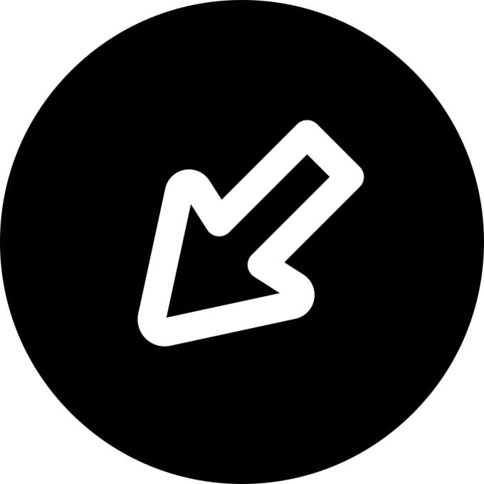 Diagonal arrow