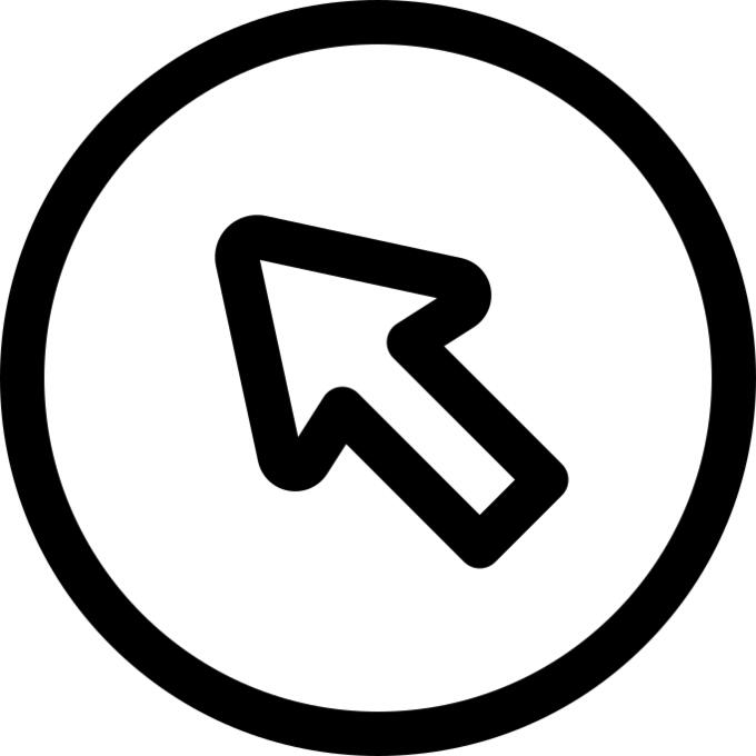 Diagonal arrow