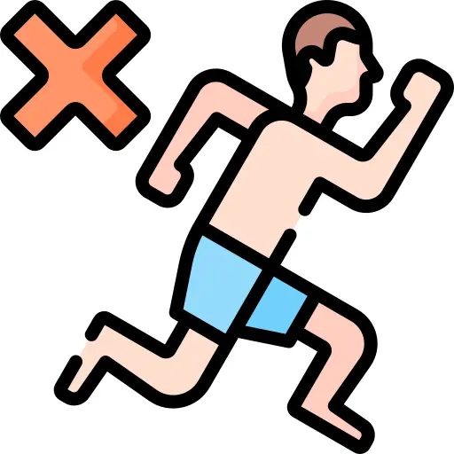 No running