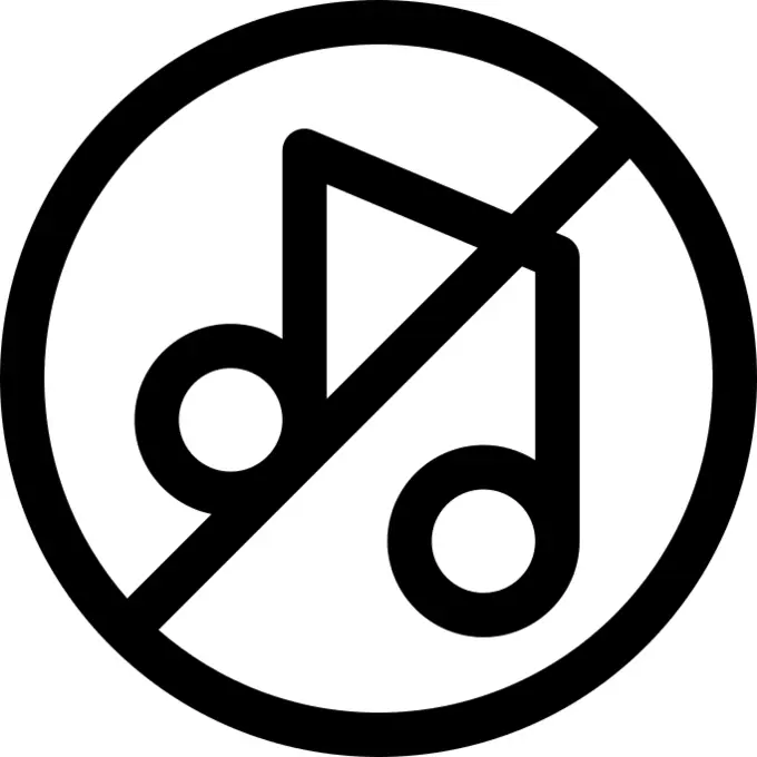No music