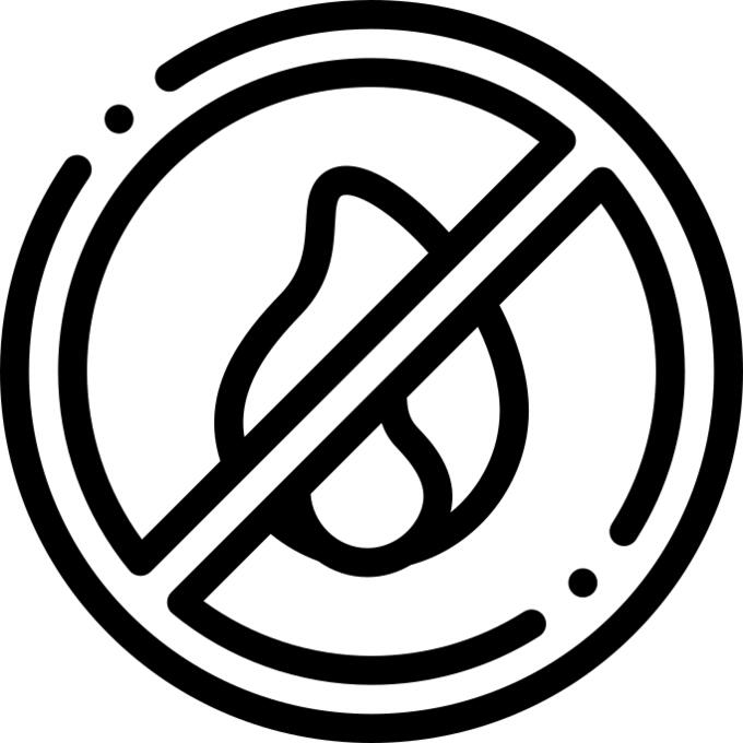 No fire