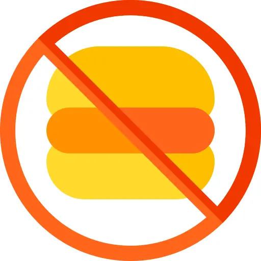 No fast food