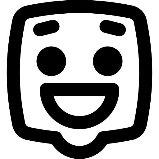 咧嘴笑