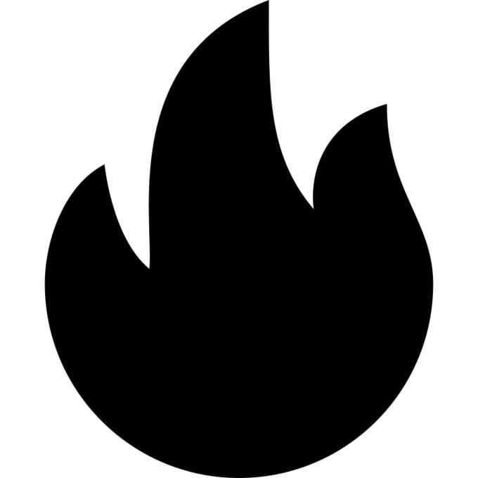 Hot or burn interface symbol
