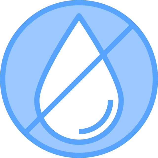 No water