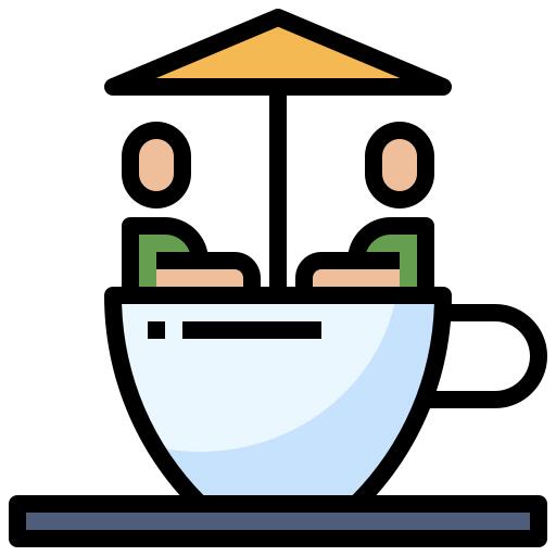 骑茶杯