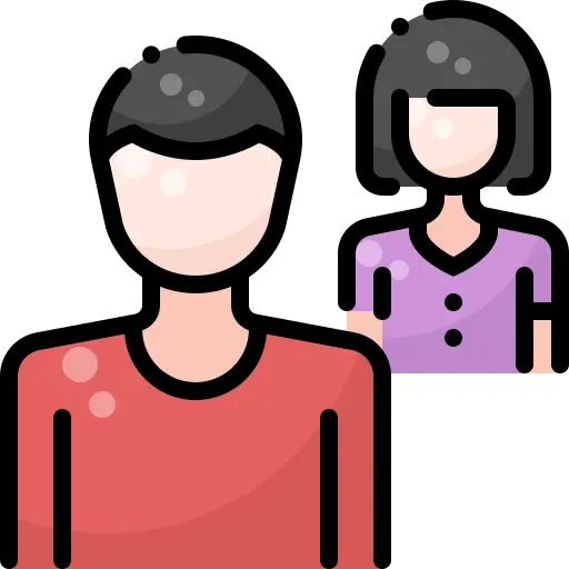 Male and female
