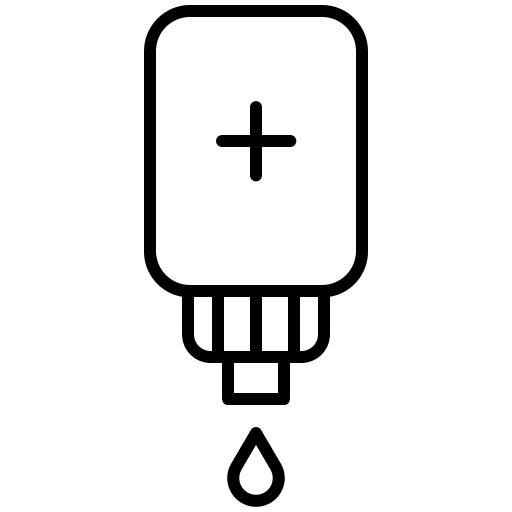 Intravenous saline drip