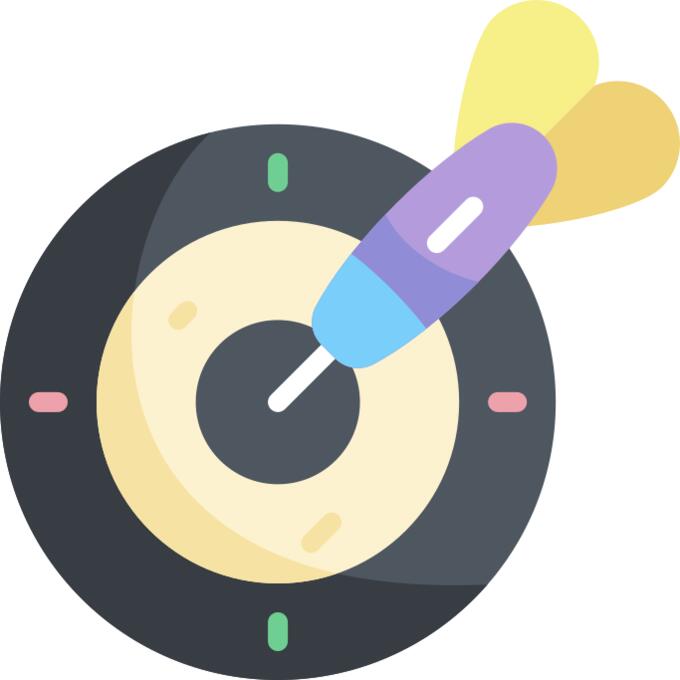Dart board