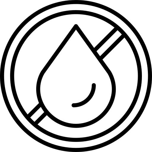No water