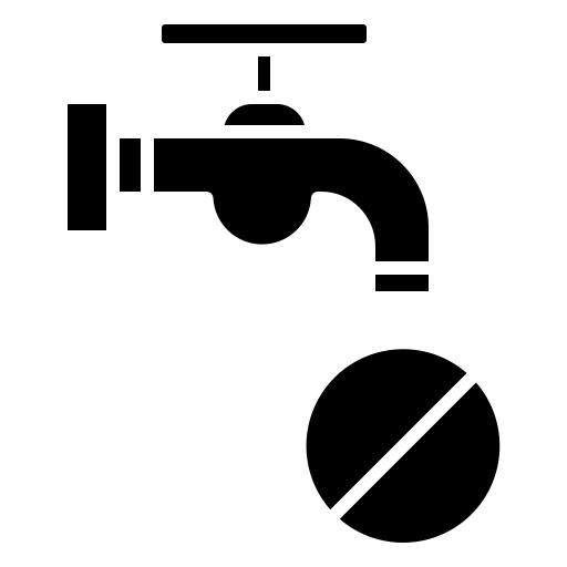No water