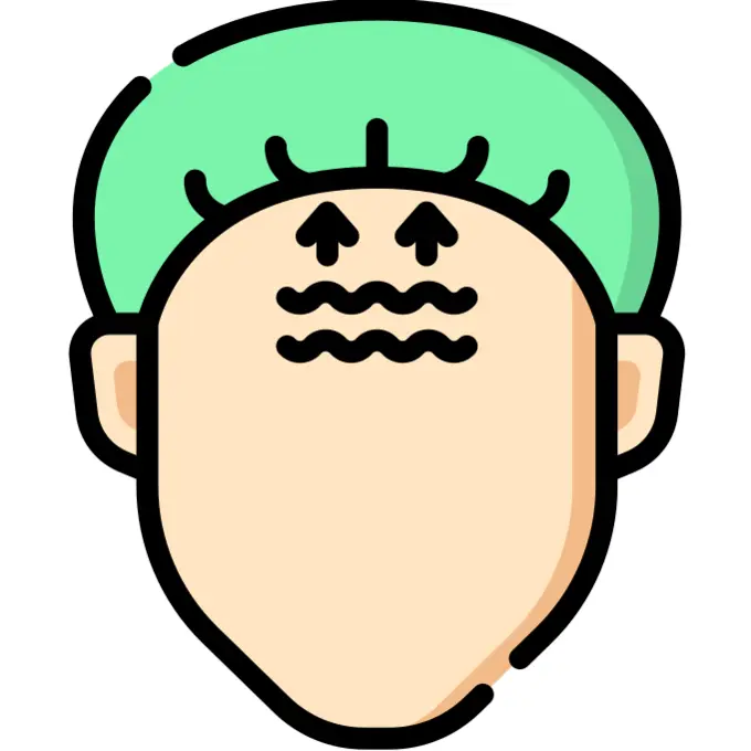 前额