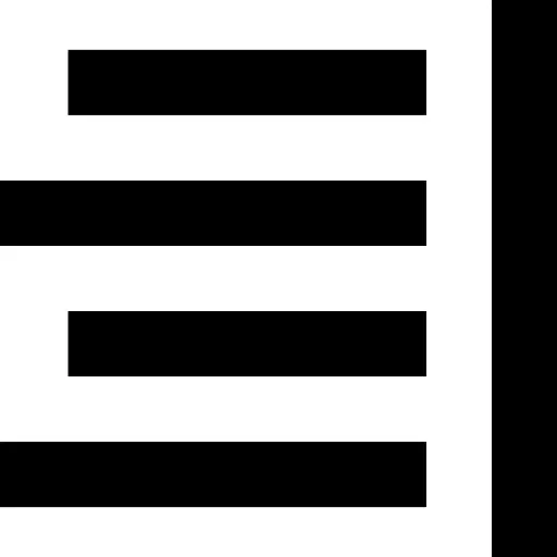 Right alignment