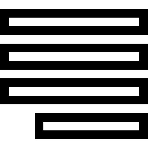 右对齐