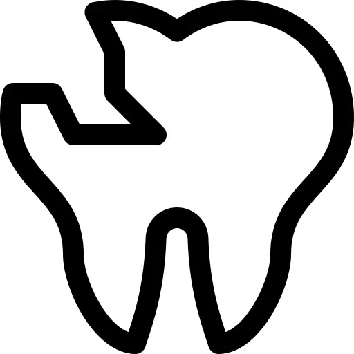 Broken tooth