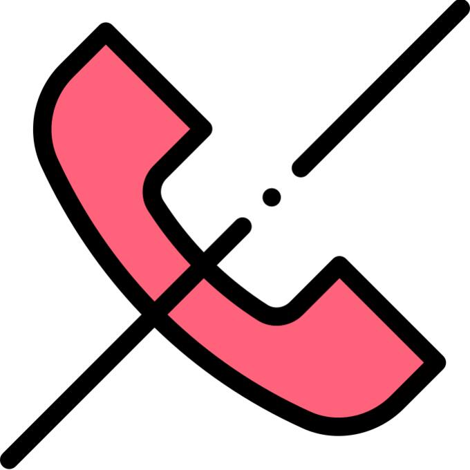 No phone