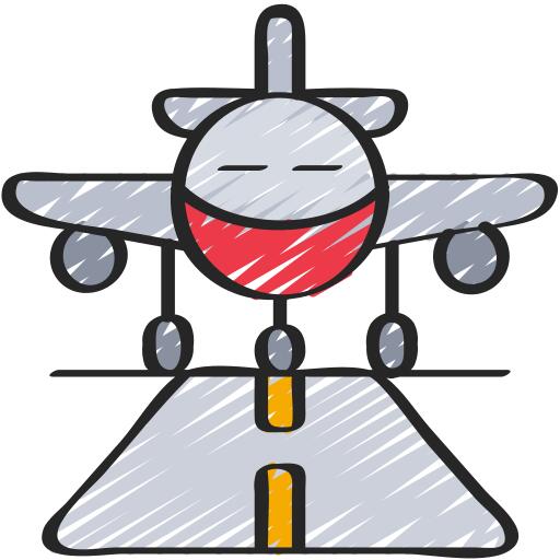 Aeroplane landing
