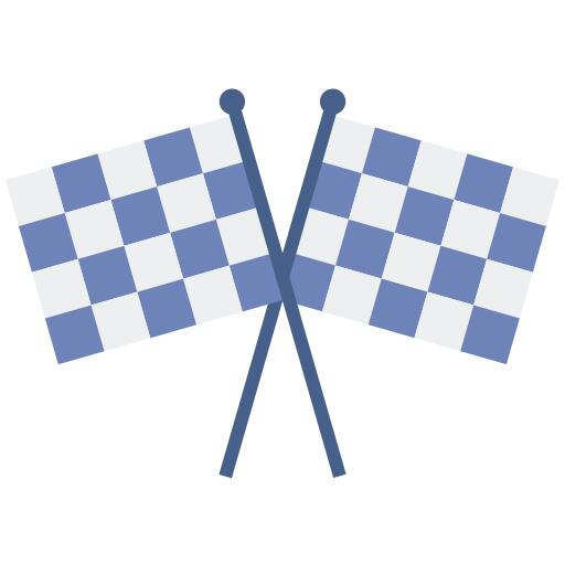 Crossed flags