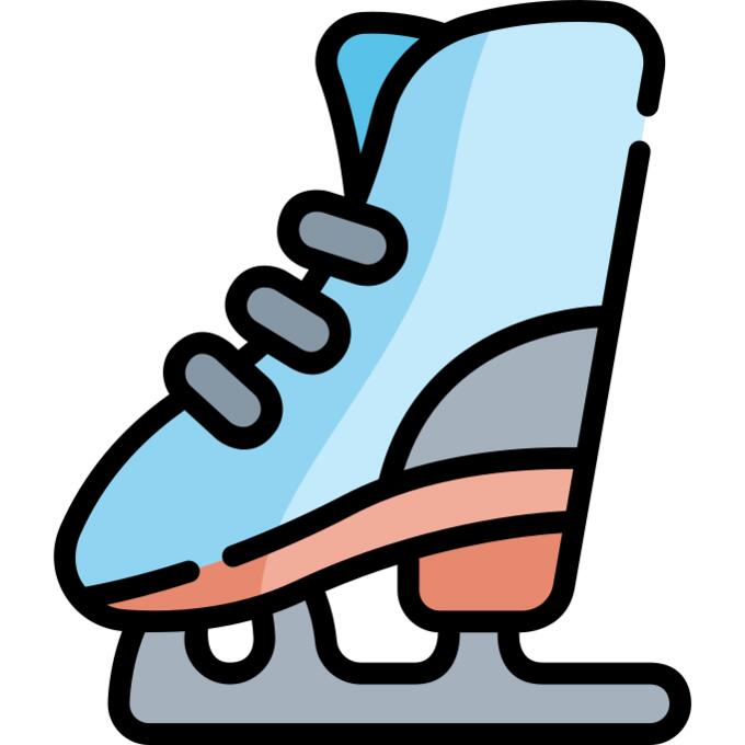 Ice skating shoes
