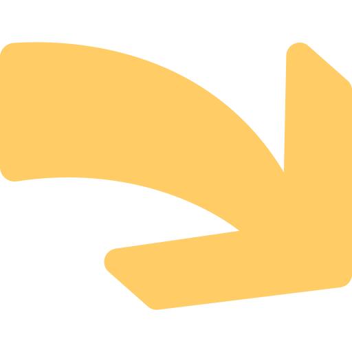 Down right arrow