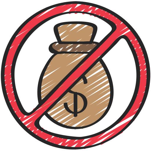 No money