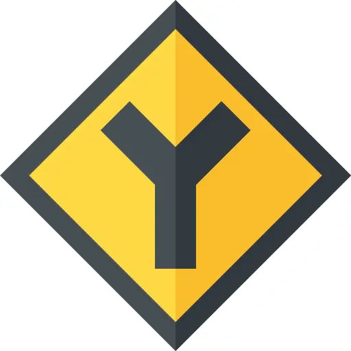 Y路口