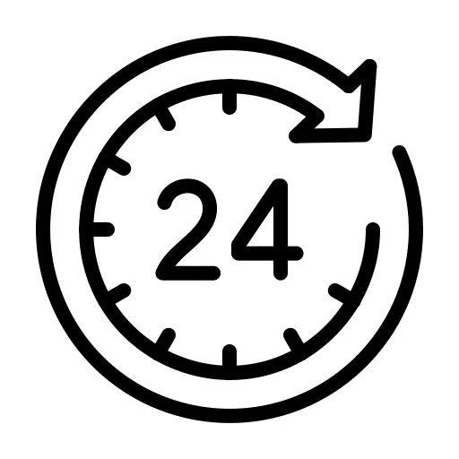 24 hours delivery