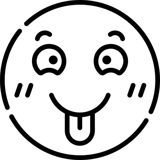 伸出舌头