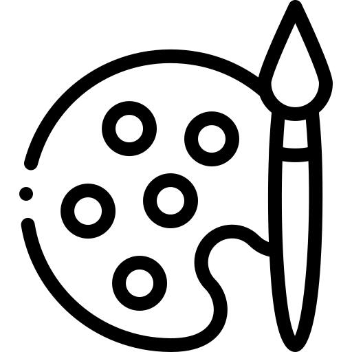 油漆调色板